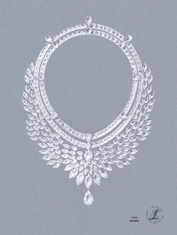 Eléonore de Laitre - Collier Rayonnant - diamants