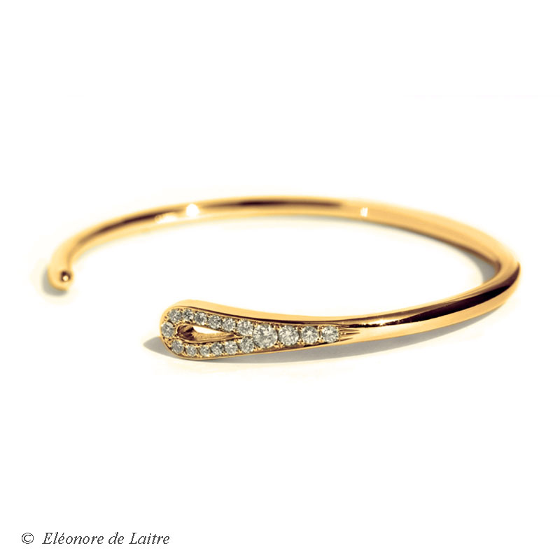 Eléonore de Laitre - Bracelet Aiguille or jaune - Collection Couture