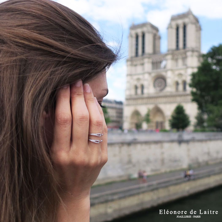 Eléonore de Laitre - Collection Couture - Bague Double Aiguille - Notre Dame Paris