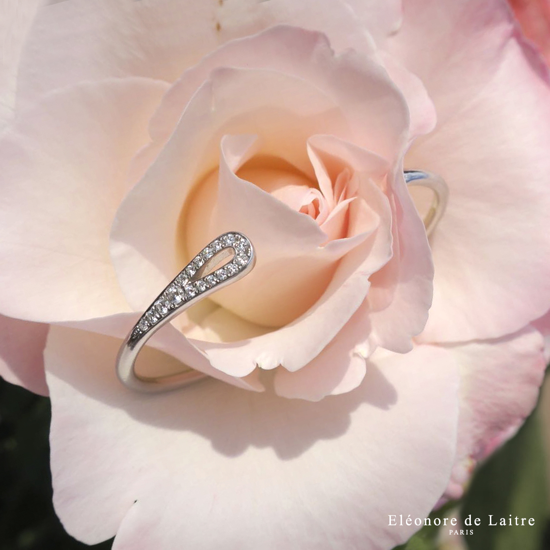 Eléonore de Laitre - Collection Couture - Bracelet Aiguille - Diamants, or blanc